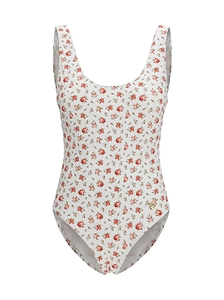 Dolce & Gabbana Small Rose-Printed One-Piece Swimsuit