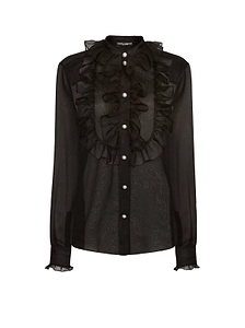 Dolce & Gabbana Ruffle Detailed Shirt