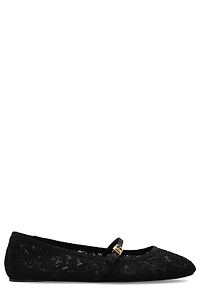 Dolce & Gabbana Taormina Lace Ballet Flats