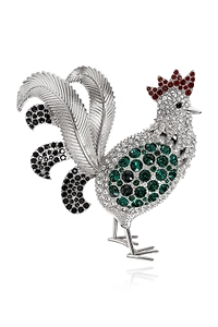 Sartoria Rooster Brooch