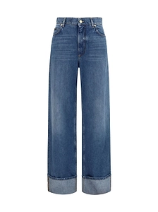 Dolce & Gabbana Turn-Up Hem Jeans