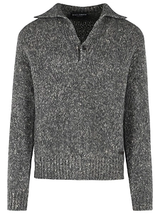Dolce & Gabbana V-Neck Knitted Pullover