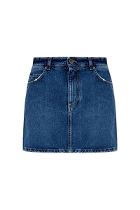 Dolce & Gabbana Vintage Effect Denim Skirt
