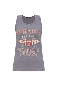 Dolce & Gabbana Vintage Effect Ribbed Tank Top