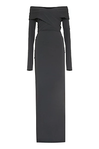 Dolce & Gabbana X Kim Long Stretch Jersey Milano Rib Dress