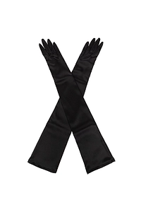 Dolce & Gabbana X Kim Long Stretch Satin Gloves