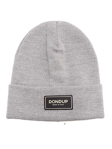 Dondup Logo Patch Knitted Beanie