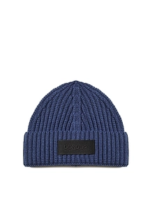 Dondup Ribbed Logo Beanie Hat