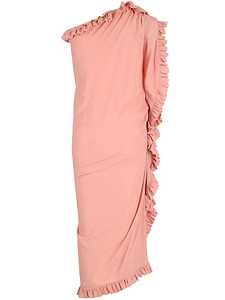 Dries Van Noten Dinas Ruffled Trim Sleeveless Dress