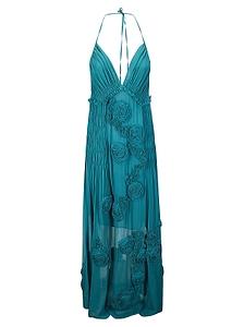 Dries Van Noten Drina AppliquÉD Maxi Dress