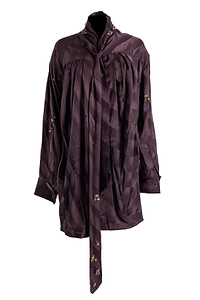 Dries Van Noten Embellished Pleated Top