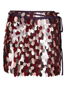 Dries Van Noten Gabrina Embellished Wrap Skirt