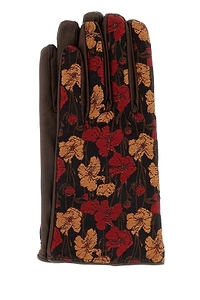 Dries Van Noten Floral Panel Gloves