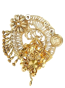 Dries Van Noten Floral Pendant Brooch
