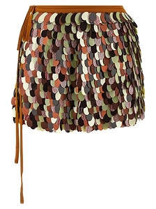 Dries Van Noten Gabrina Embellished Wrap Skirt