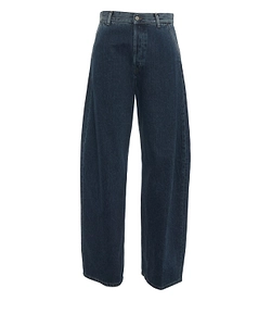 Dondup Wide-Leg Logo Patch Jeans