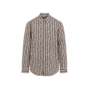 Dries Van Noten Caper Floral Stripe Shirt