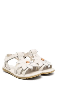 Floral Strap Flat Sandals