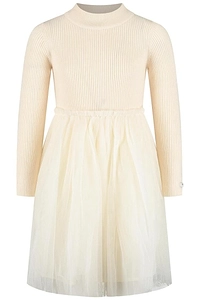 Lotus Long-Sleeved Tulle Dress