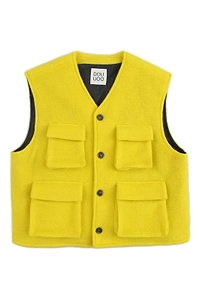 Douuod Kids Button-Up V-Neck Gilet