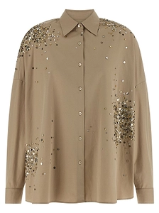 Dries Van Noten Long Sleeve Embellished Shirt