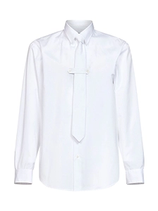 Dries Van Noten Detachable Tie Shirt