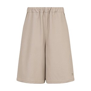 Douuod Kids Logo Detailed High Waist Shorts