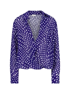 Dries Van Noten Long-Sleeved Polka Dot Printed Shirt