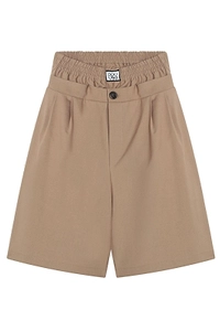 Douuod Kids Logo Patch Bermuda Shorts