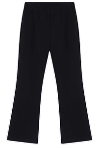 Douuod Kids Logo Patch Flared Pants