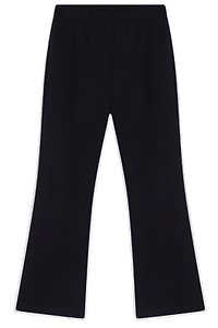 Douuod Kids Logo Patch Flared Pants