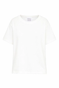 Douuod Kids Logo Patch Crewneck T-Shirt