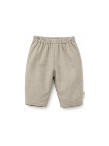 Douuod Kids Logo Patch High Waist Pants