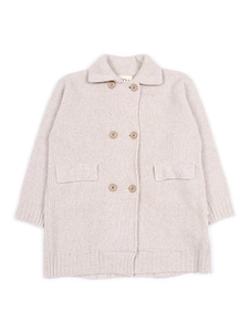 Nemi Double-Breasted Knit Cardigan Coat