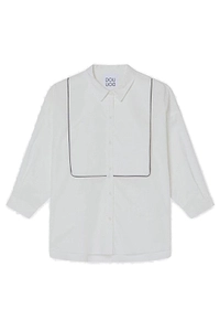 Douuod Kids Piped Trim Shirt