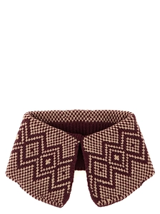 Dries Van Noten Martim Jacquard Knit Collar