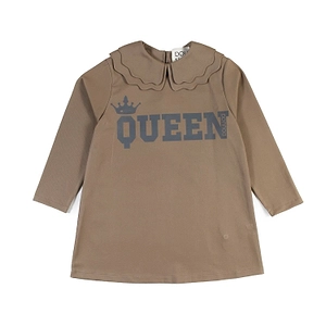 Douuod Kids Printed Long-Sleeved Dress
