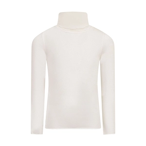 Douuod Kids Roll Neck Straight Hem T-Shirt