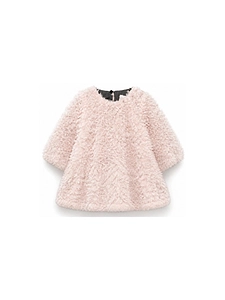Douuod Kids Ruffled Crewneck Dress