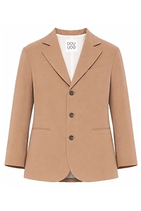 Single-Breasted Long-Sleeved Blazer