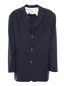 Douuod Kids Single-Breasted Oversized Blazer