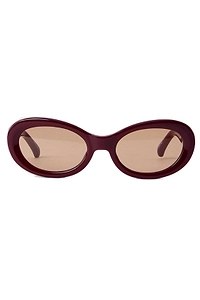 Oval Frame Sunglasses