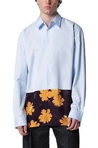 Dries Van Noten Panelled Long-Sleeved Shirt