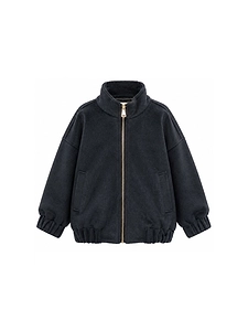 Douuod Kids Zip-Up High Neck Jacket