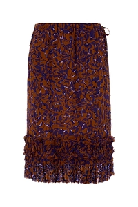 Pattern-Printed Skirt