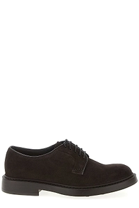 Doucal's Round Toe Lace-Up Shoes