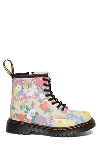 Dr. Martens Kids 1460 Floral Mash Up Lace Up Boots