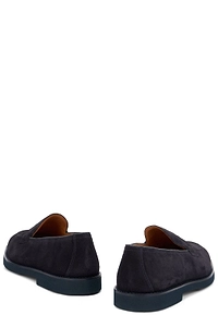 Doucal's Suede Penny Loafers