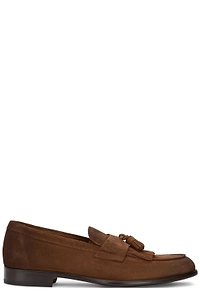 Doucal's Tassel Suede Loafers