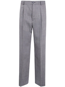 Dries Van Noten Pleated Straight Leg Pants